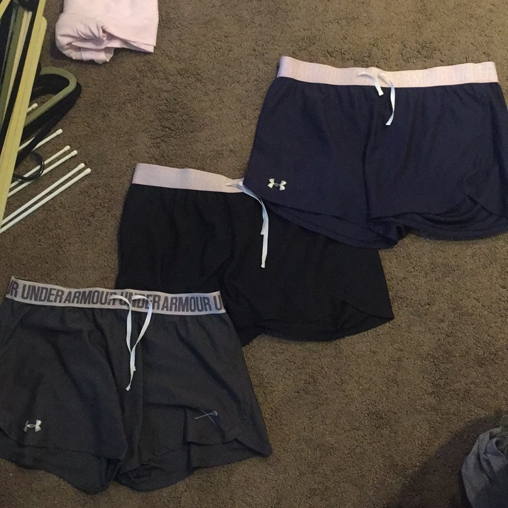 Set of 3 under armor shorts